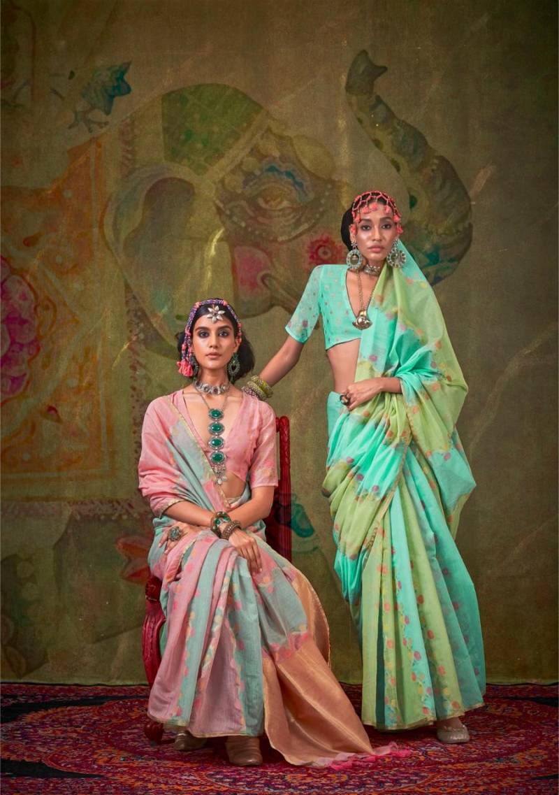 Rajtex Kiyomi Handloom Weaving Fancy Sarees Collection