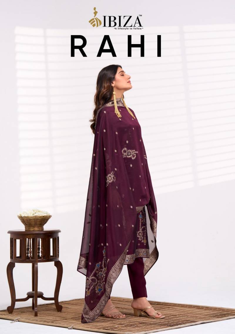 Ibiza Rahi Banglory Silk Designer Salwar Kameez Collection