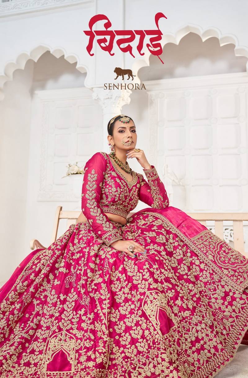 Senhora Vidai 4007 To 4009 Embroidered Bridal Lehenga Choli Collection