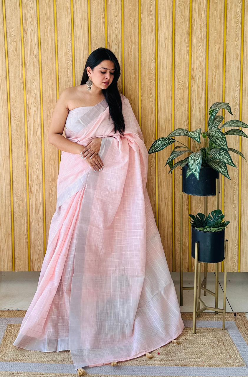 Vc Ridhima Fancy Regular Wear Fancy Linen Saree Collection