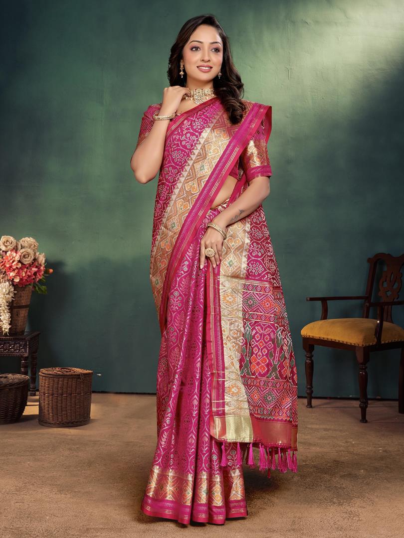 Vc Maya 2 Latest Designed Patola Silk Saree Collection