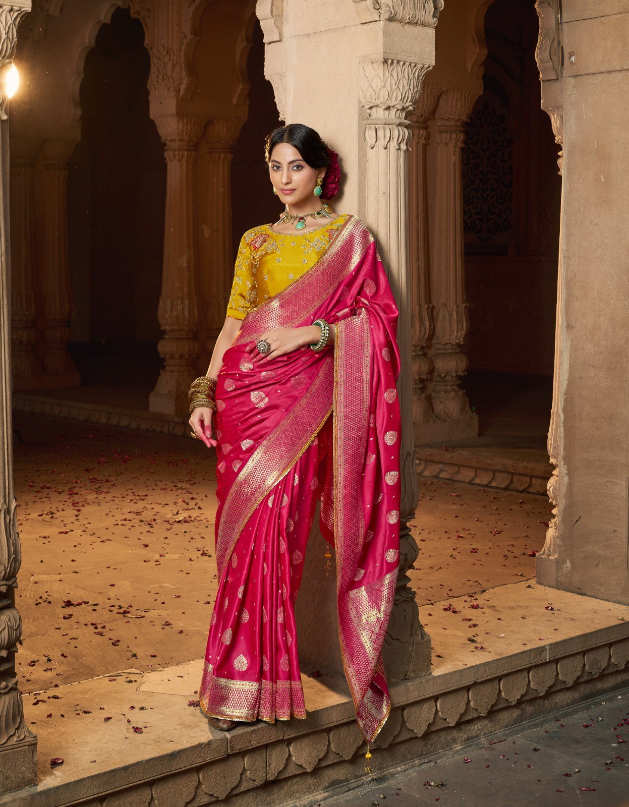 Kira Kaya Satin Based Party Wear Designer Saree Collection