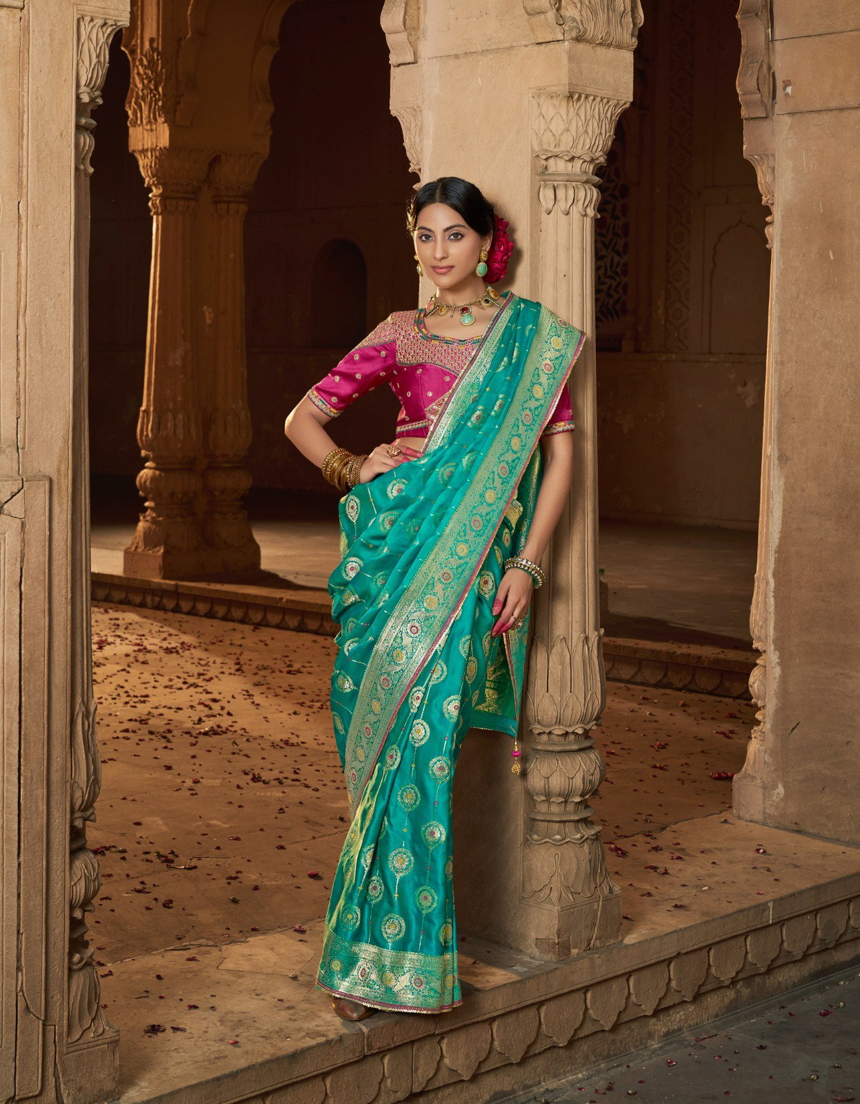 Kira Kaya Satin Based Party Wear Designer Saree Collection