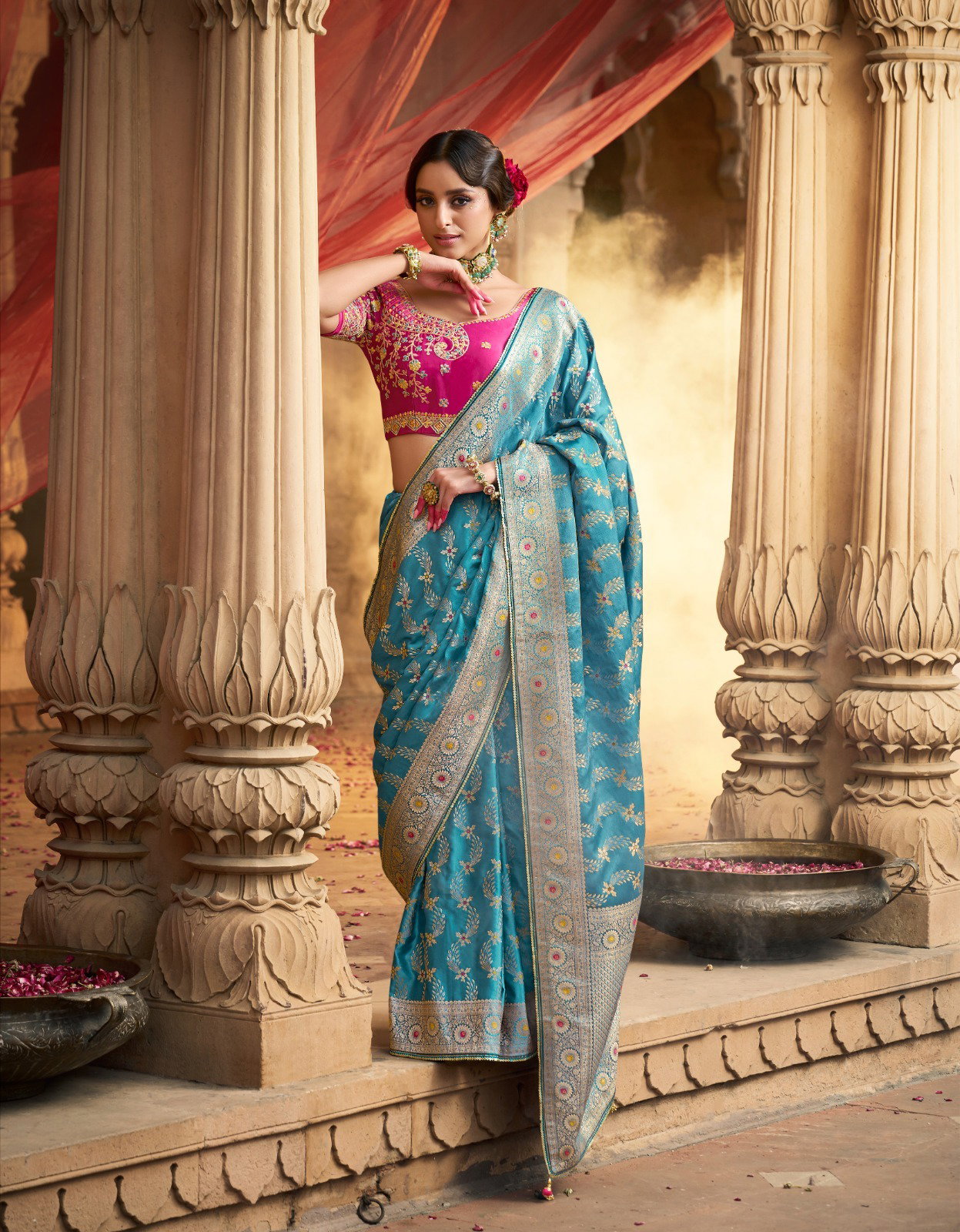 Kira Kaya Satin Based Party Wear Designer Saree Collection