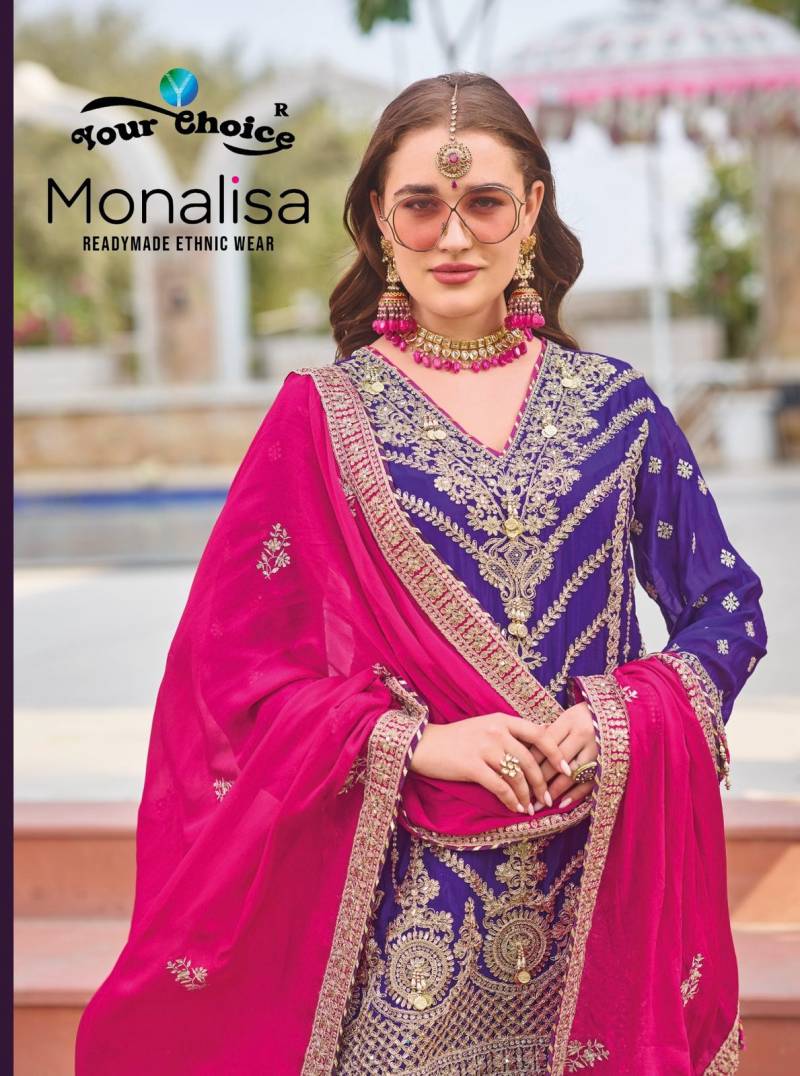Your Choice Monalisa Chinon Designer Salwar Kameez