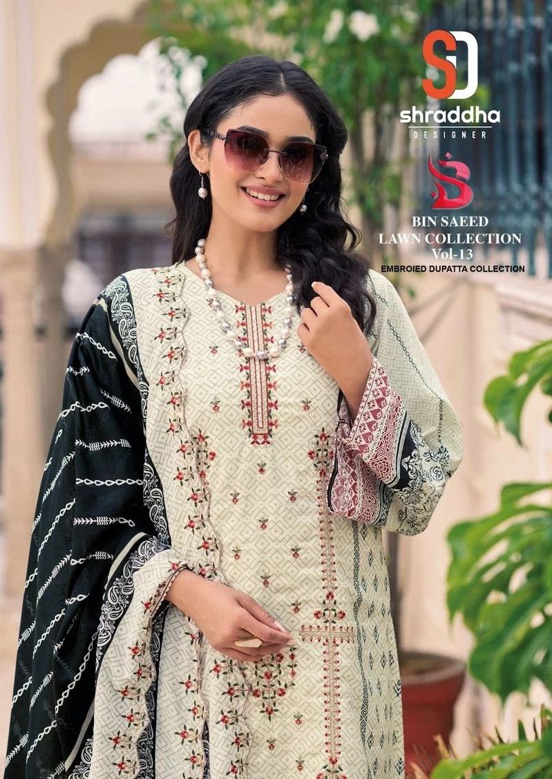 Shraddha Bin Saeed Lawn Collection Vol 13 Pakistani Suit Collection
