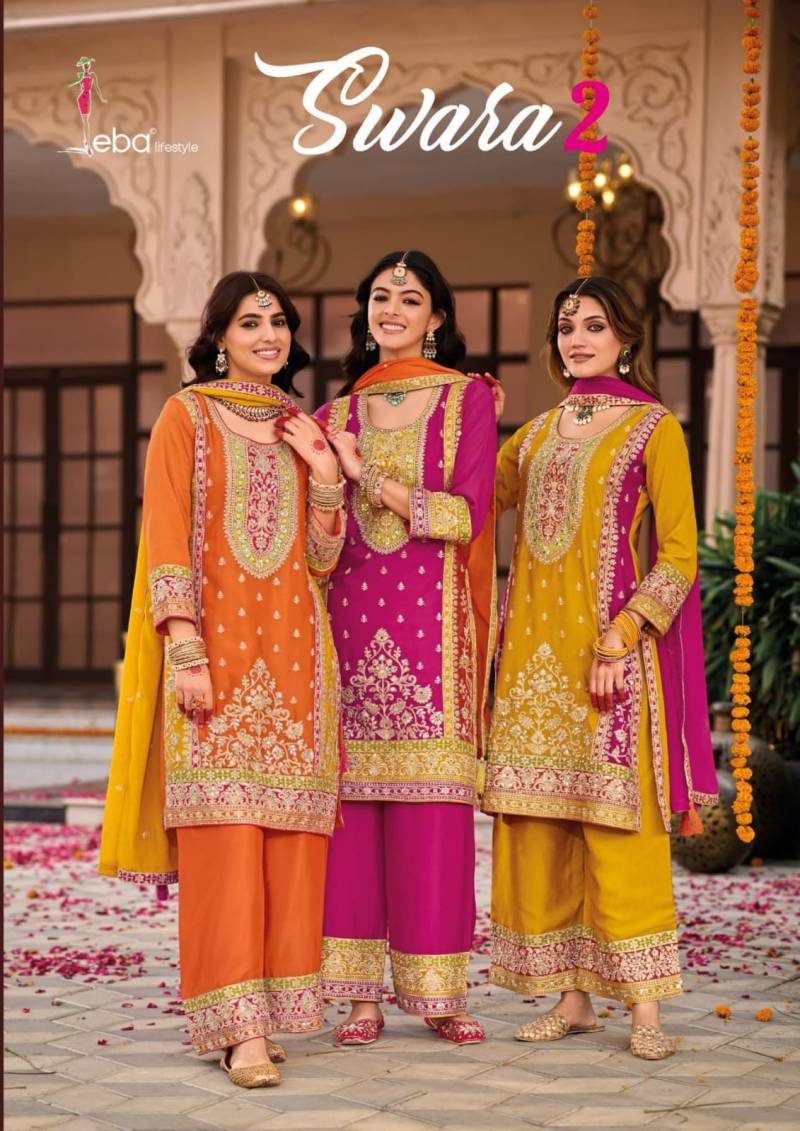 Eba Swara 2 Chinon Embroidered Salwar Kameez Collection