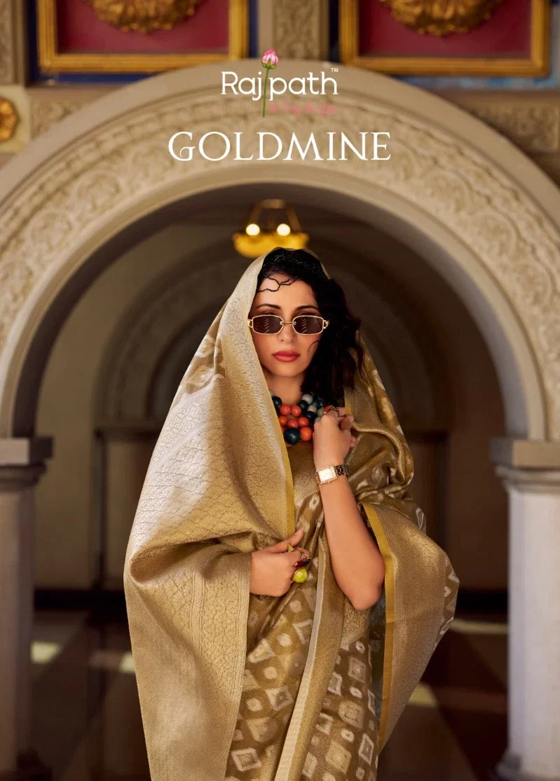 Rajpath Goldmine Tissue Silk With Zari Weaving Fancy Saree Collection