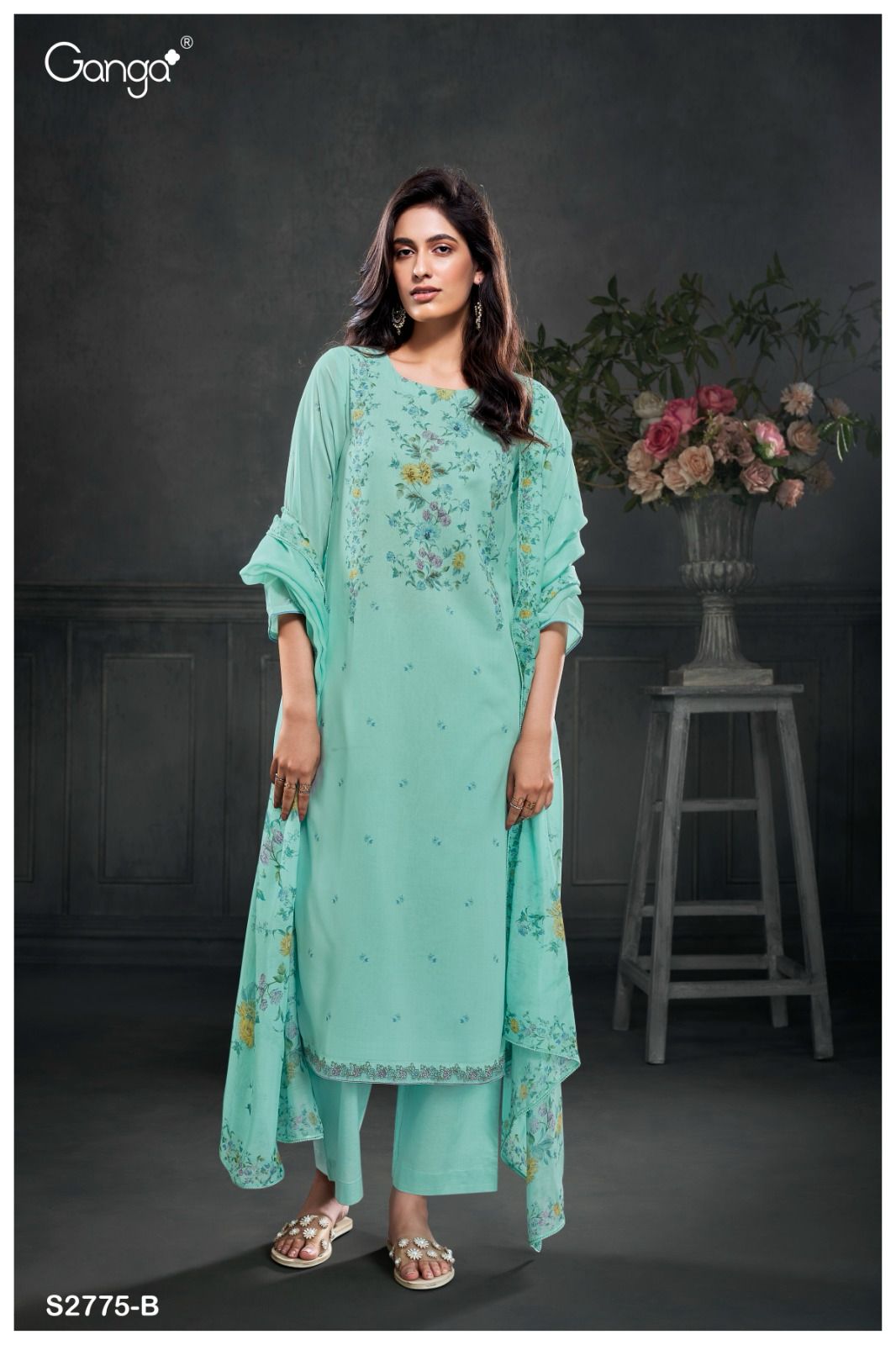 Ganga Citra Embroidered Designer Salwar Suits Collection