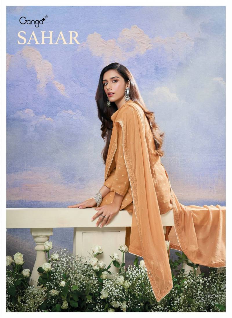 Ganga Sahar Embroidered Designer Salwar Suits Collection