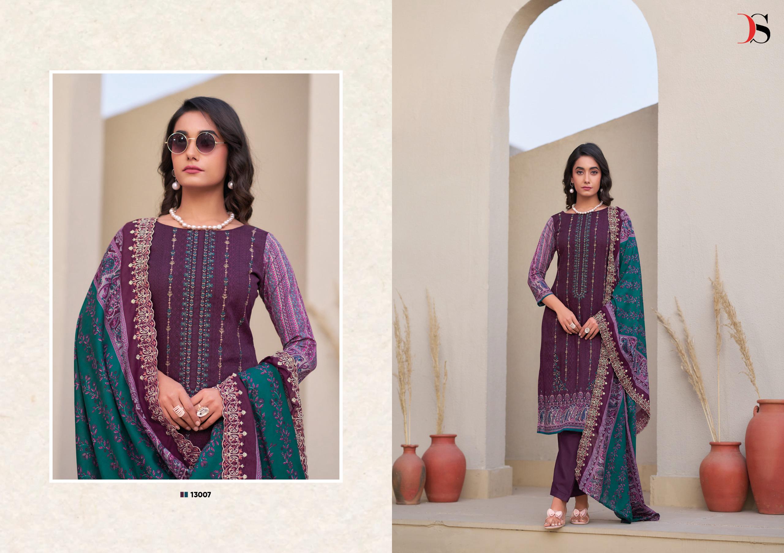 Deepsy Bin Saeed 13 Lawn Collection Pakistani Salwar Kameez