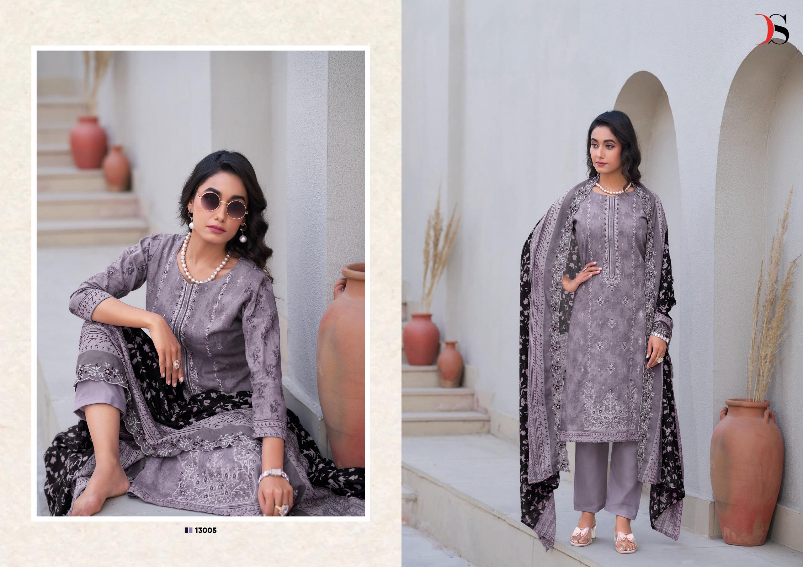 Deepsy Bin Saeed 13 Lawn Collection Pakistani Salwar Kameez