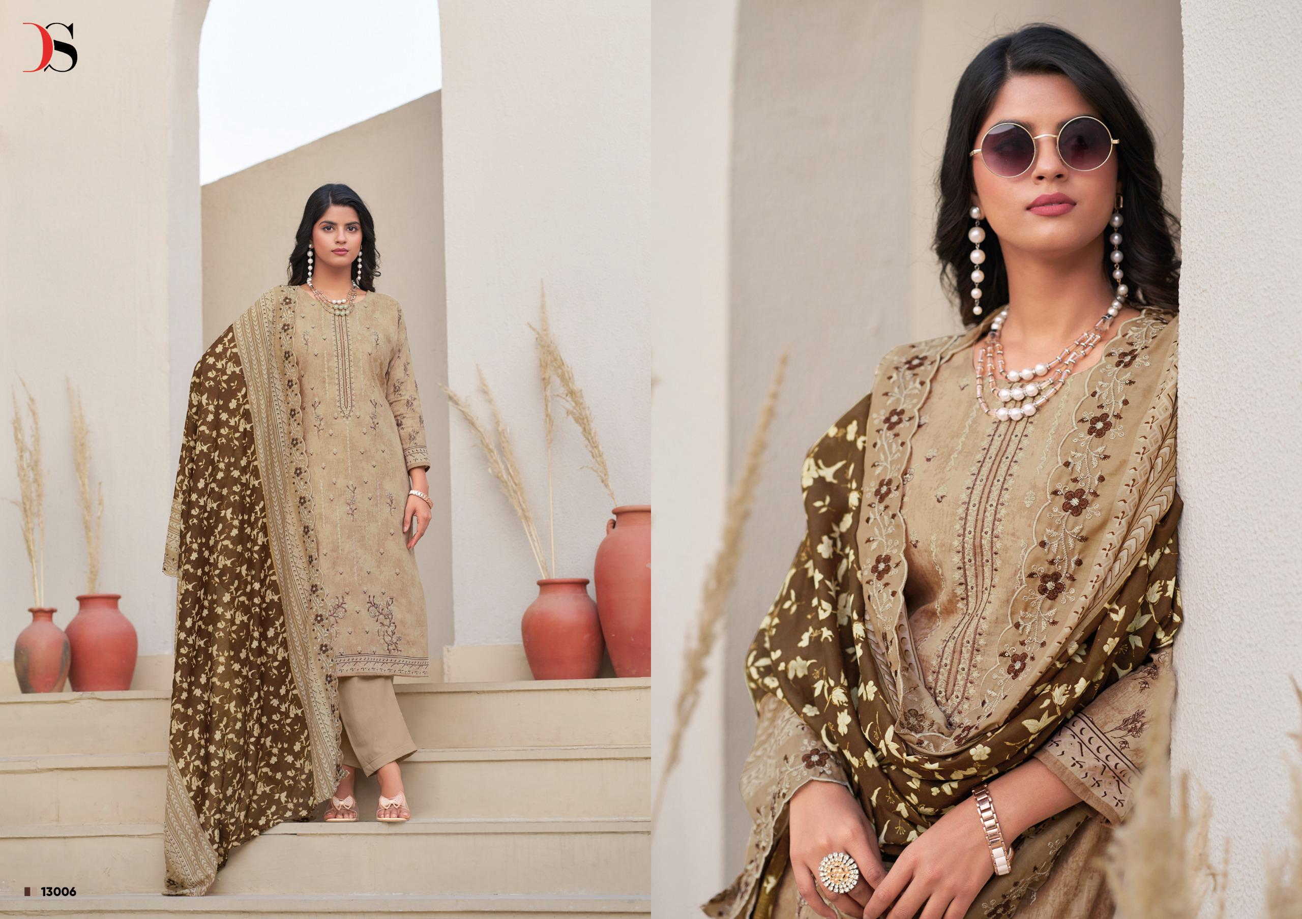 Deepsy Bin Saeed 13 Lawn Collection Pakistani Salwar Kameez