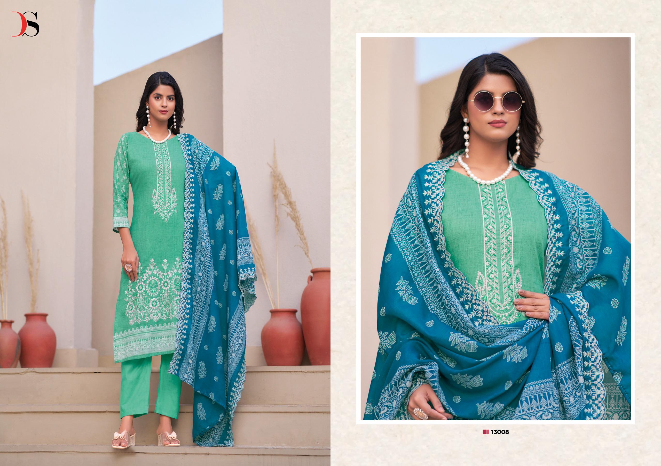Deepsy Bin Saeed 13 Lawn Collection Pakistani Salwar Kameez