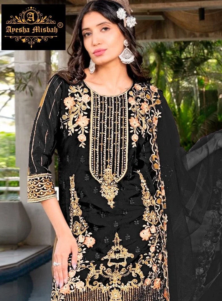 Ayesha Misbah 287 Georgette Pakistani Salwar Kameez
