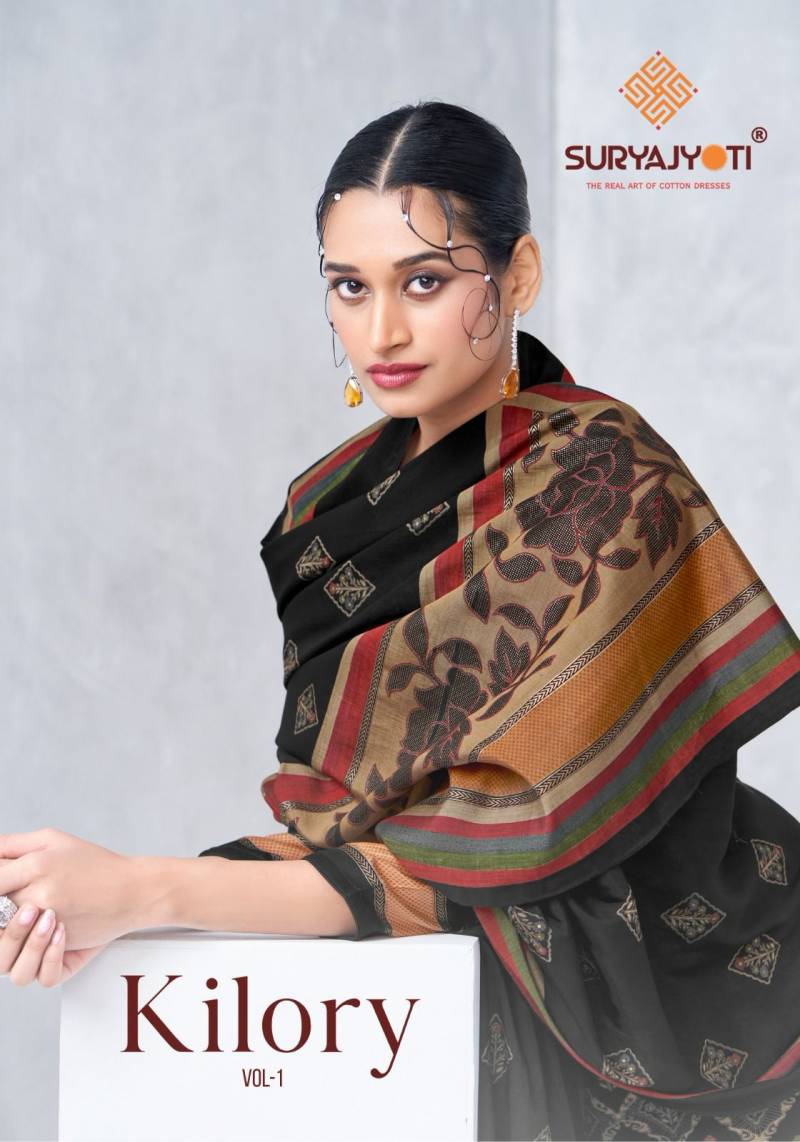 Suryajyoti Kilory Vol 1 Jam Satin Printed Dress Material Collection