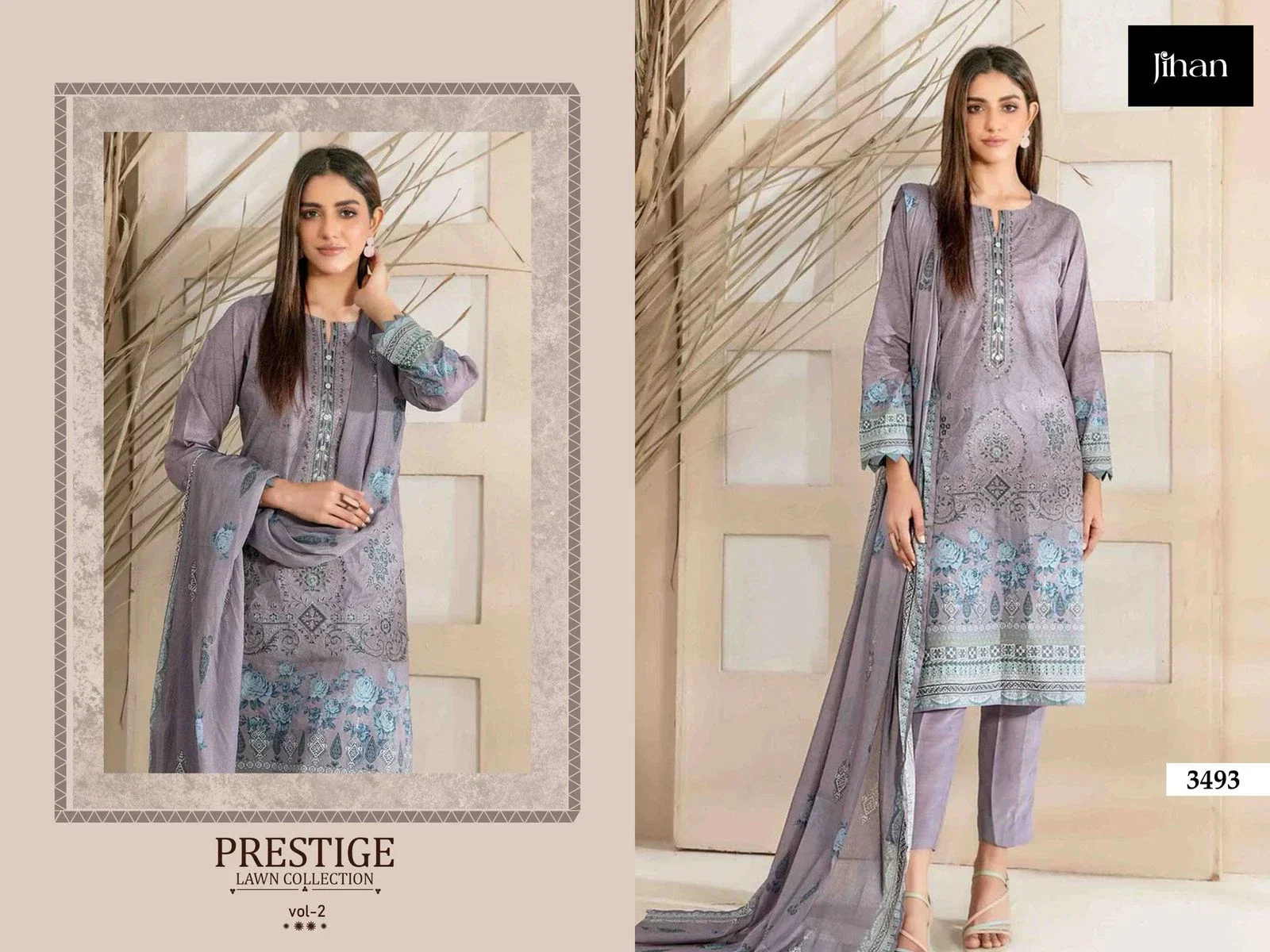 Jihan Prestige Vol 2 Cotton Dupatta Pakistani Salwar Kameez
