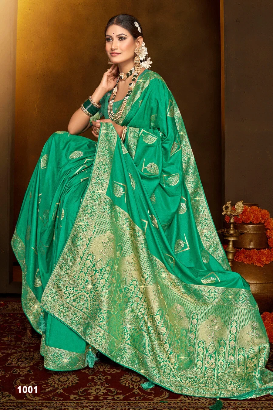 Saroj Harsiddhi Dola Saroski Vol 3 Wedding Wear Silk Saree Collection