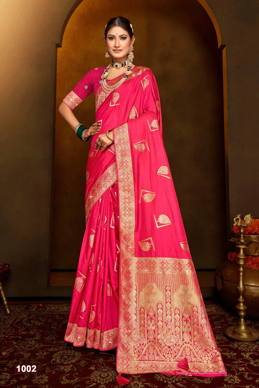 Saroj Harsiddhi Dola Saroski Vol 3 Wedding Wear Silk Saree Collection