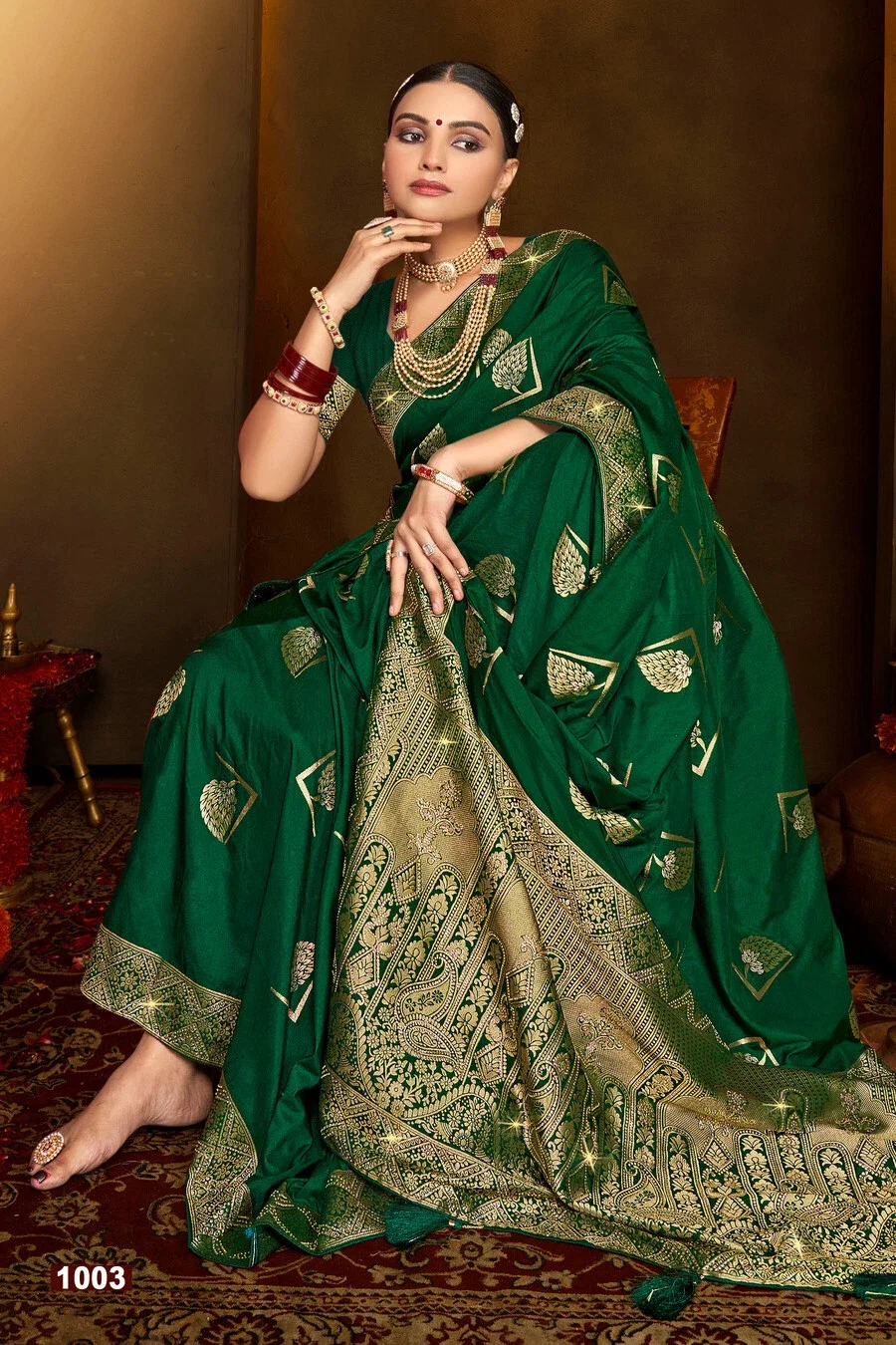 Saroj Harsiddhi Dola Saroski Vol 3 Wedding Wear Silk Saree Collection