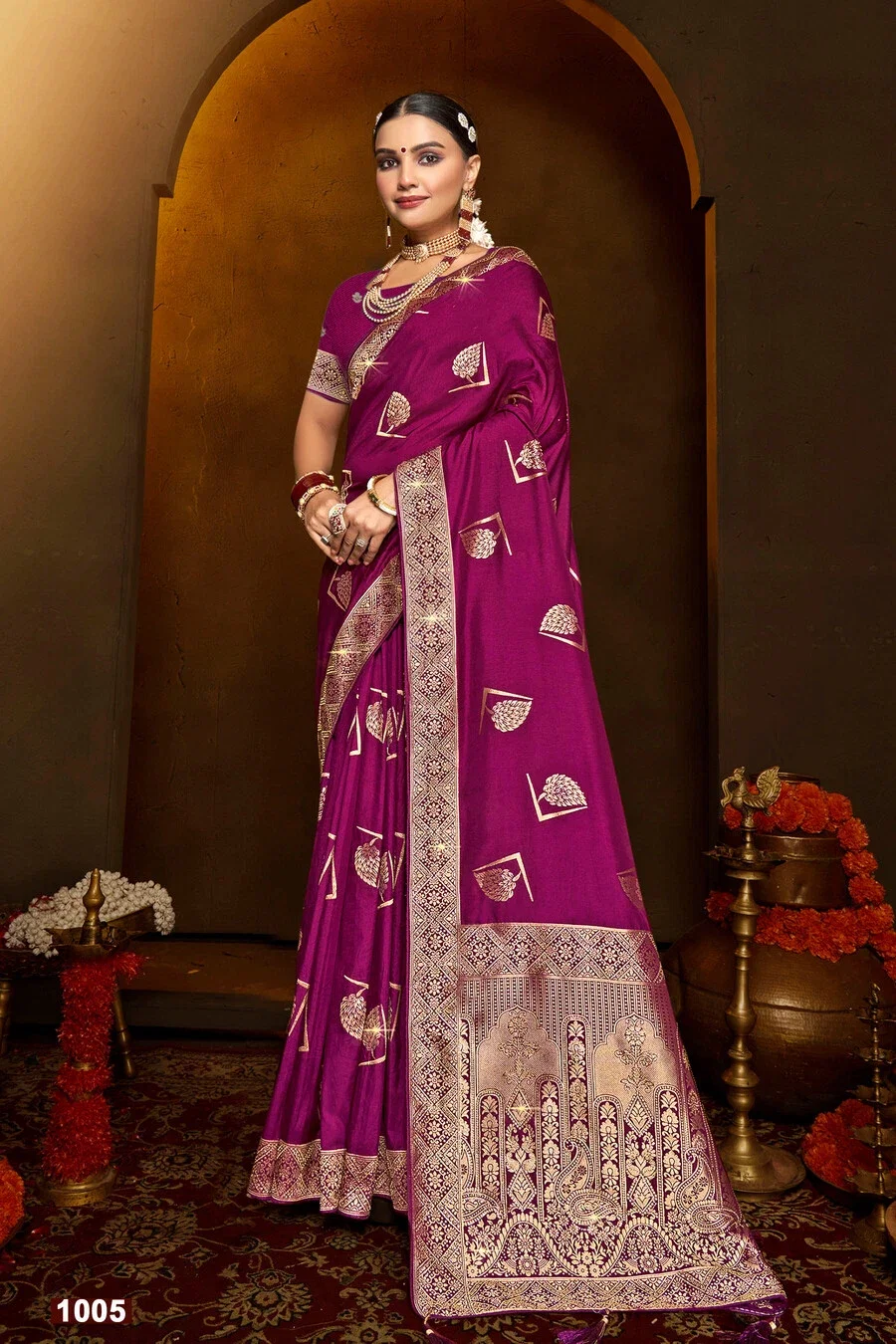 Saroj Harsiddhi Dola Saroski Vol 3 Wedding Wear Silk Saree Collection