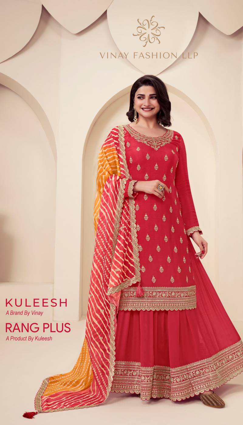 Vinay Kuleesh Rang Plus Chinon Designer Salwar Kameez Collection