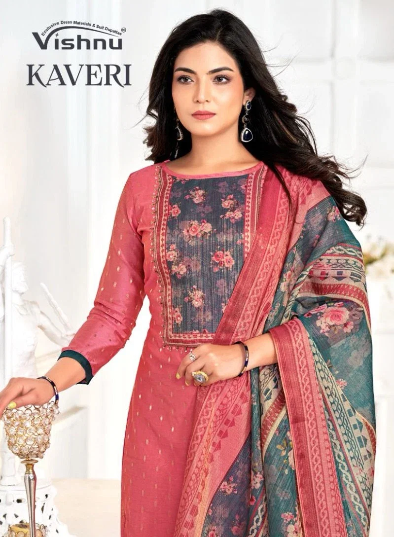 Vishnu Kaveri Modal Butti Fancy Dress Material Collection