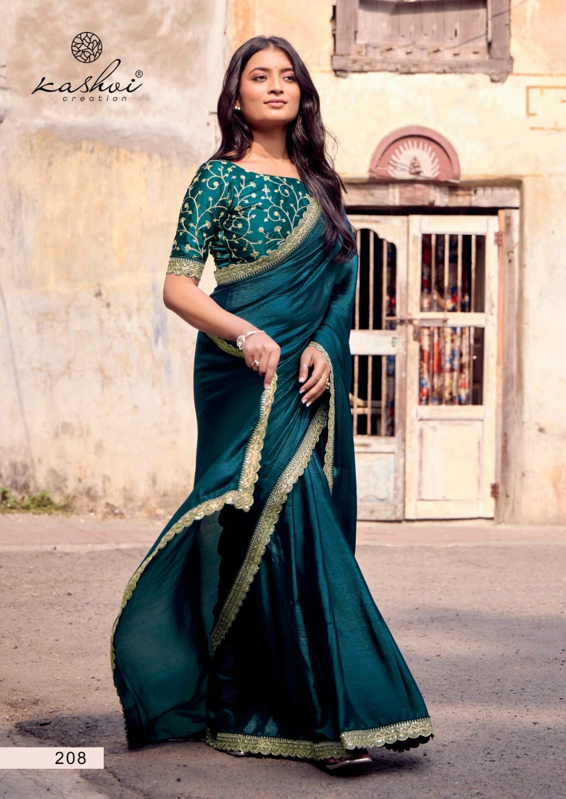 Kashvi Heritage Vol 2 Soft Silk With Coding Lace Saree Collection