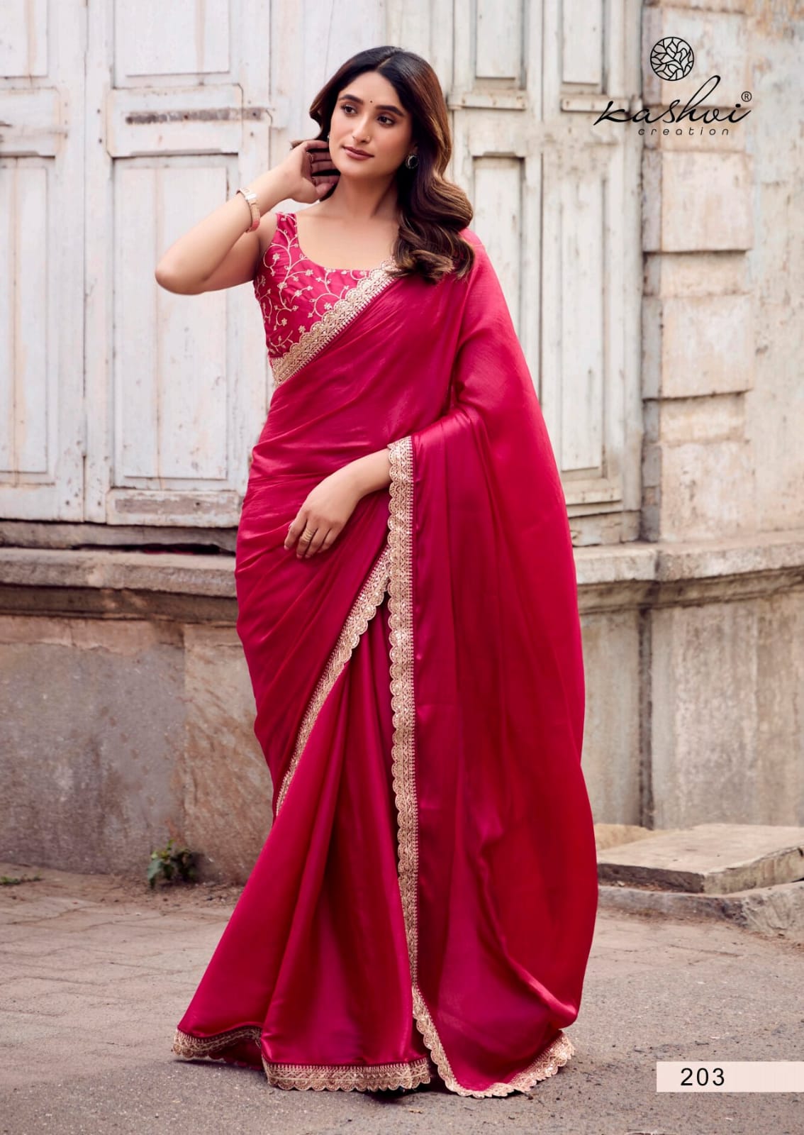 Kashvi Heritage Vol 2 Soft Silk With Coding Lace Saree Collection