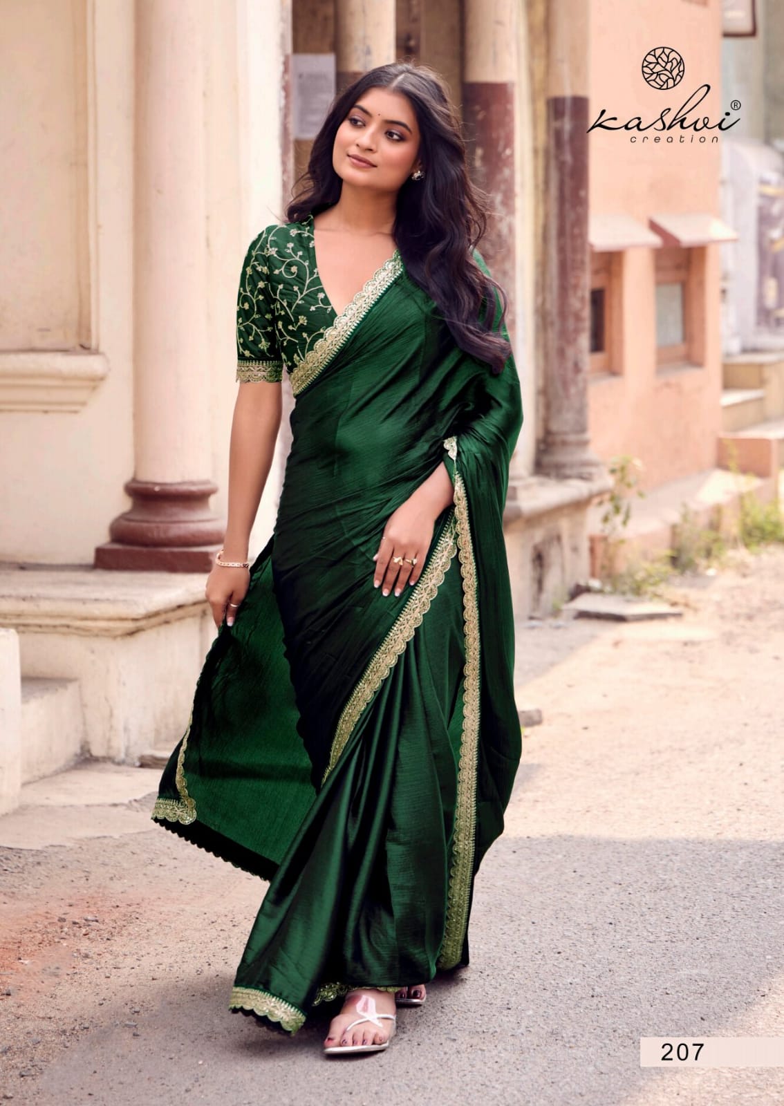 Kashvi Heritage Vol 2 Soft Silk With Coding Lace Saree Collection