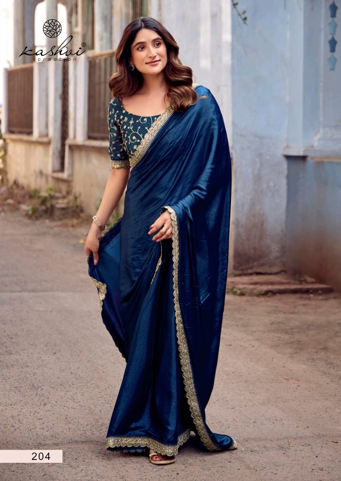 Kashvi Heritage Vol 2 Soft Silk With Coding Lace Saree Collection