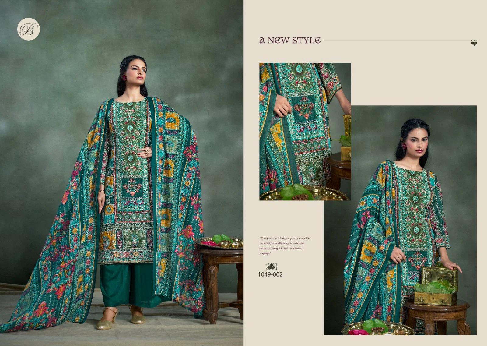 Belliza Suhana Digital Printed Fancy Dress Material Collection