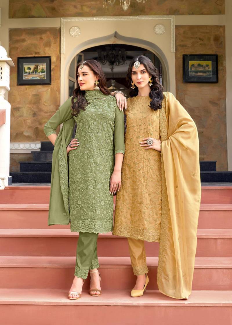 Bela Rumi Organza Designer Salwar Kameez Collection
