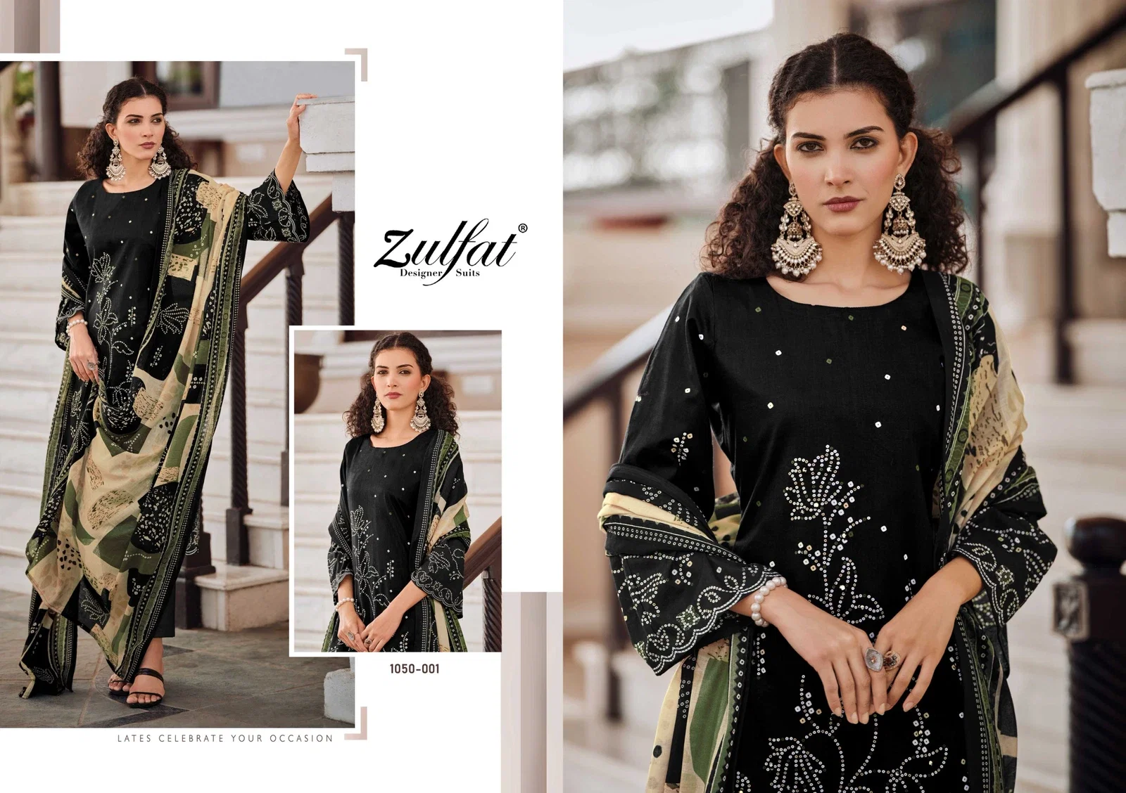 Zulfat Shanaya Vol 3 Cotton Printed With Handwork Dress Material