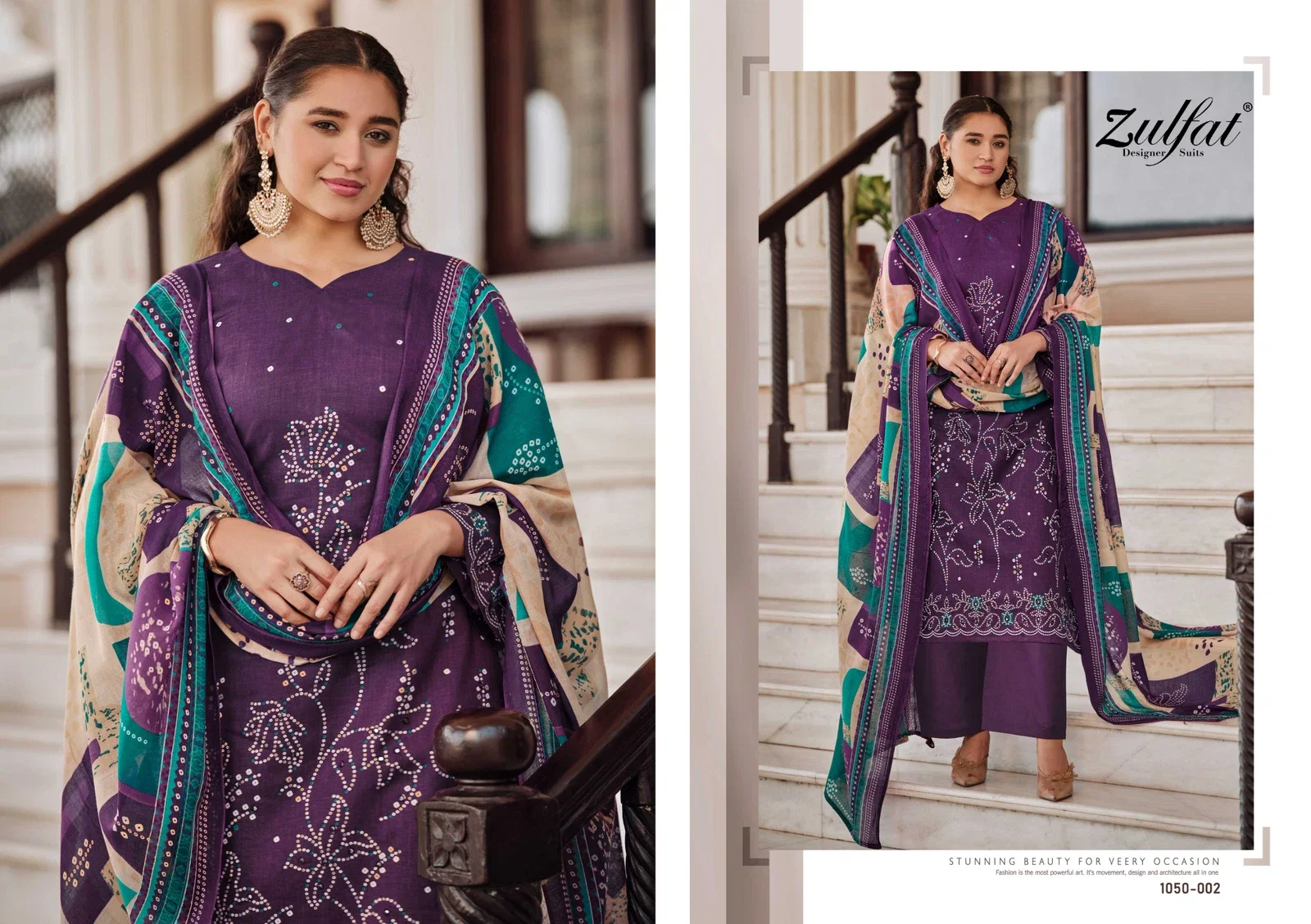 Zulfat Shanaya Vol 3 Cotton Printed With Handwork Dress Material