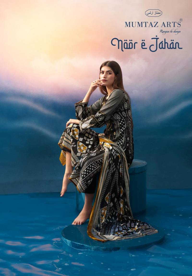 Mumtaz Noor E Jahan Jam Satin Digital Printed Dress Material