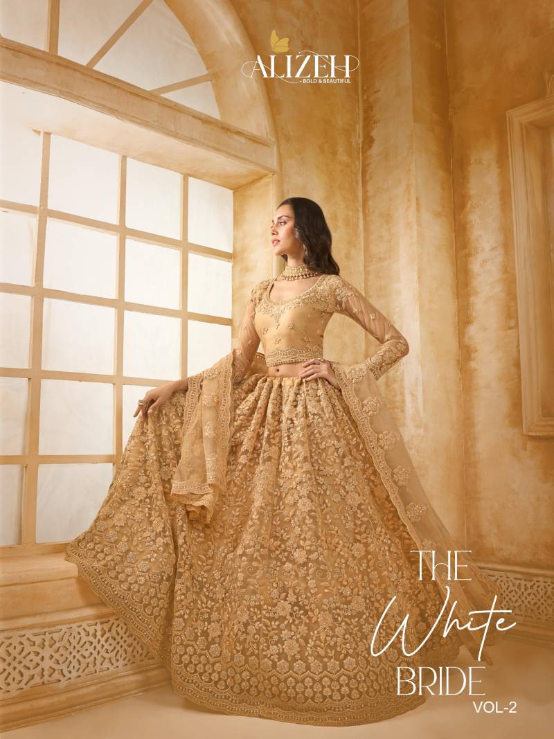 Alizeh The White Bride Vol 2 Net Wedding Wear Lehenga Choli