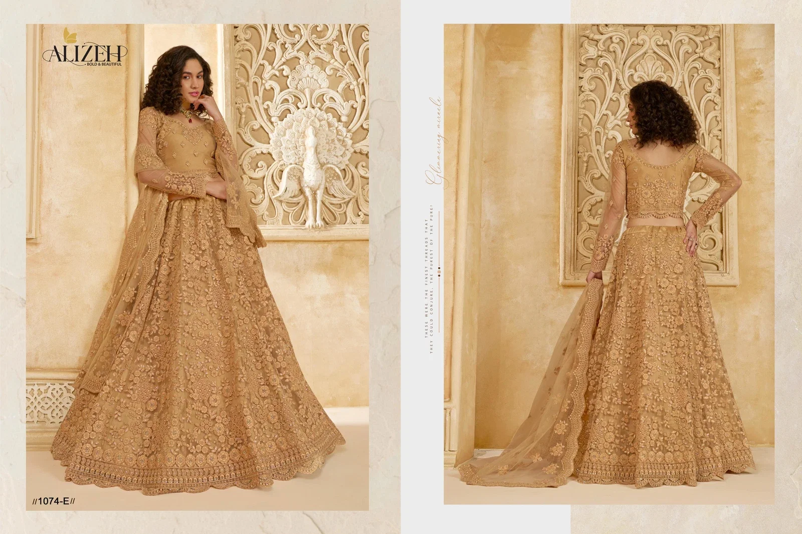 Alizeh The White Bride Vol 2 Net Wedding Wear Lehenga Choli