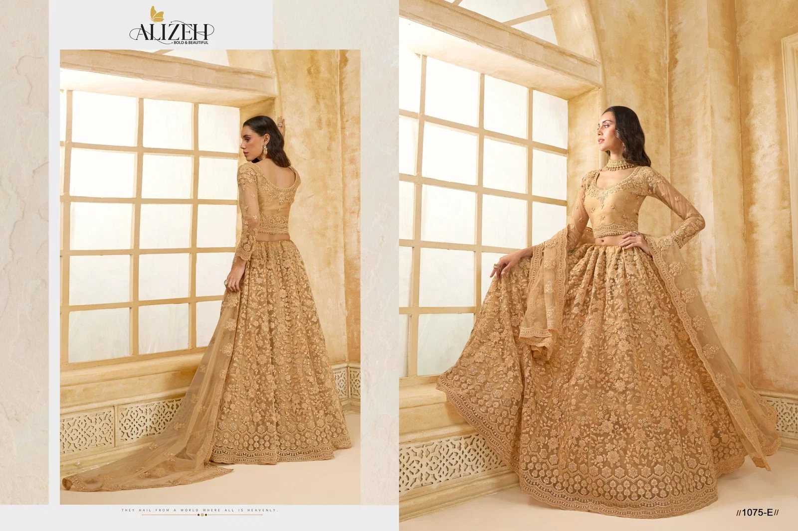 Alizeh The White Bride Vol 2 Net Wedding Wear Lehenga Choli