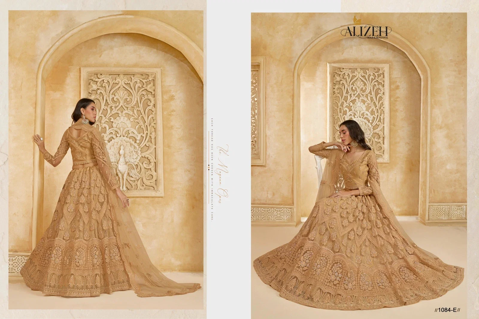 Alizeh The White Bride Vol 2 Net Wedding Wear Lehenga Choli