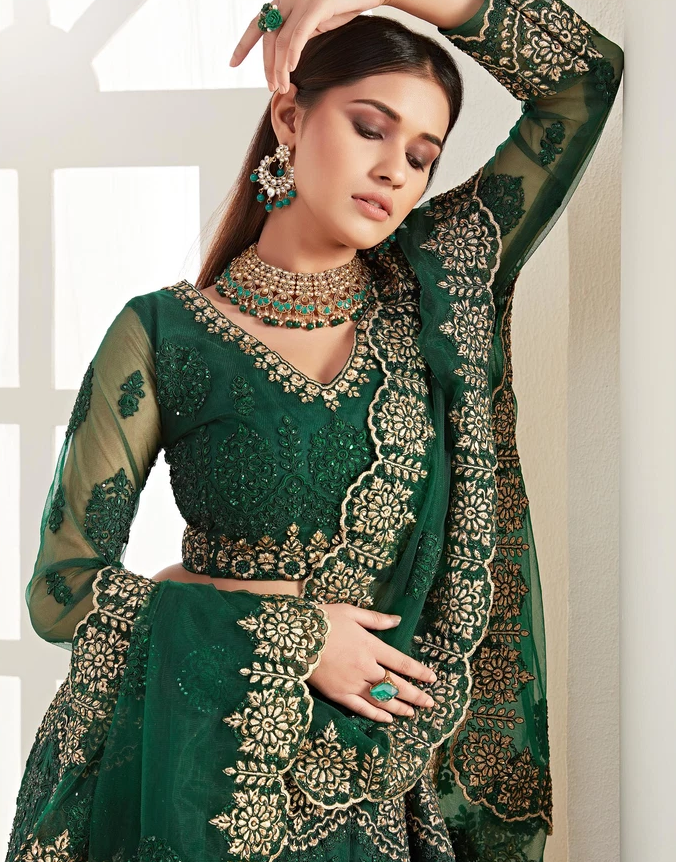 Alizeh Bridal Heritage Colour Saga 1007 Lehenga Choli Collection