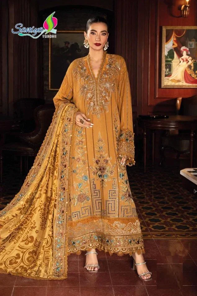 Saniya Maria B 7121 Rayon Pakistani Salwar Kameez