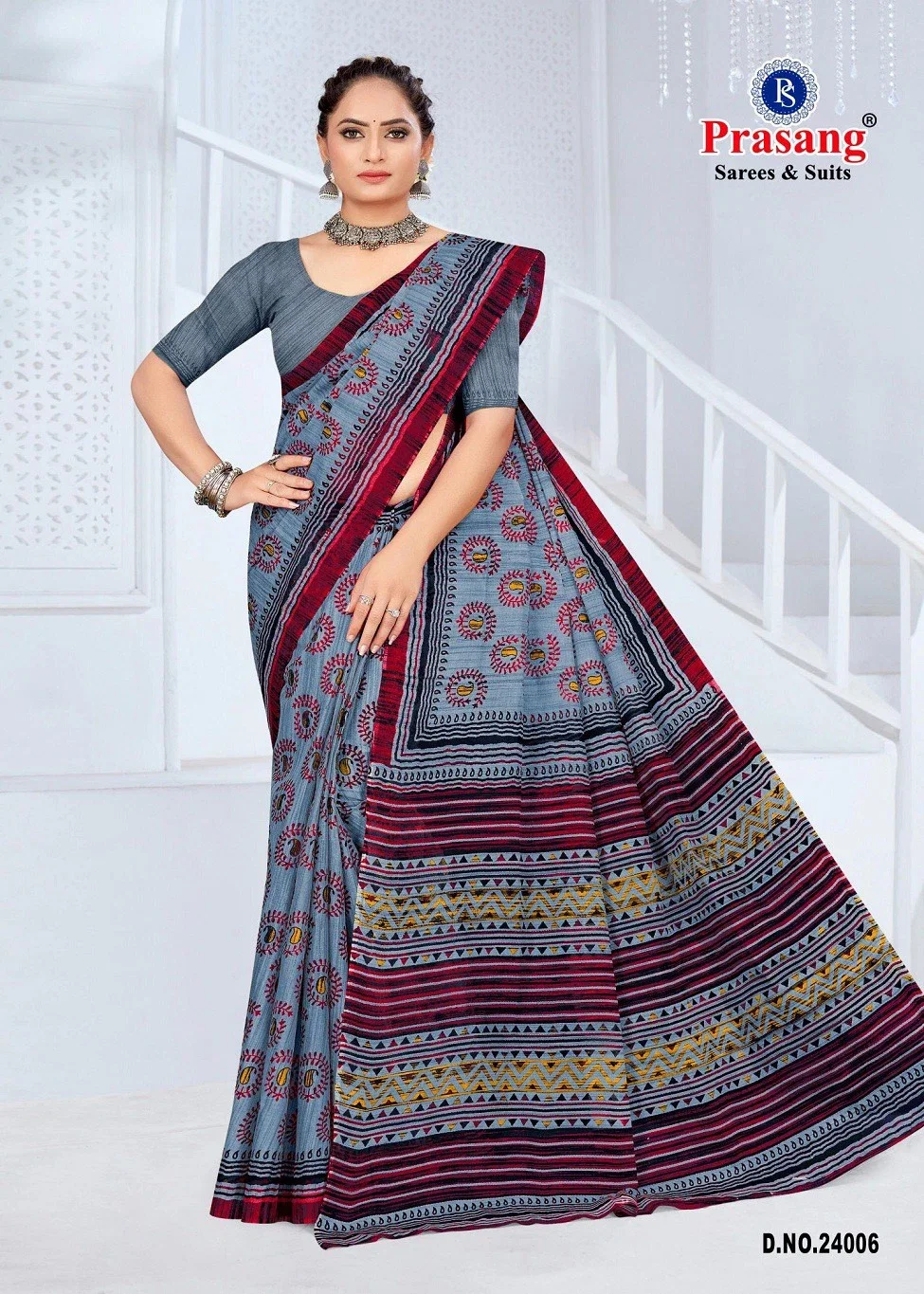 Prasang Suncity Vol 24 Casual Wear Cotton Saree Collection