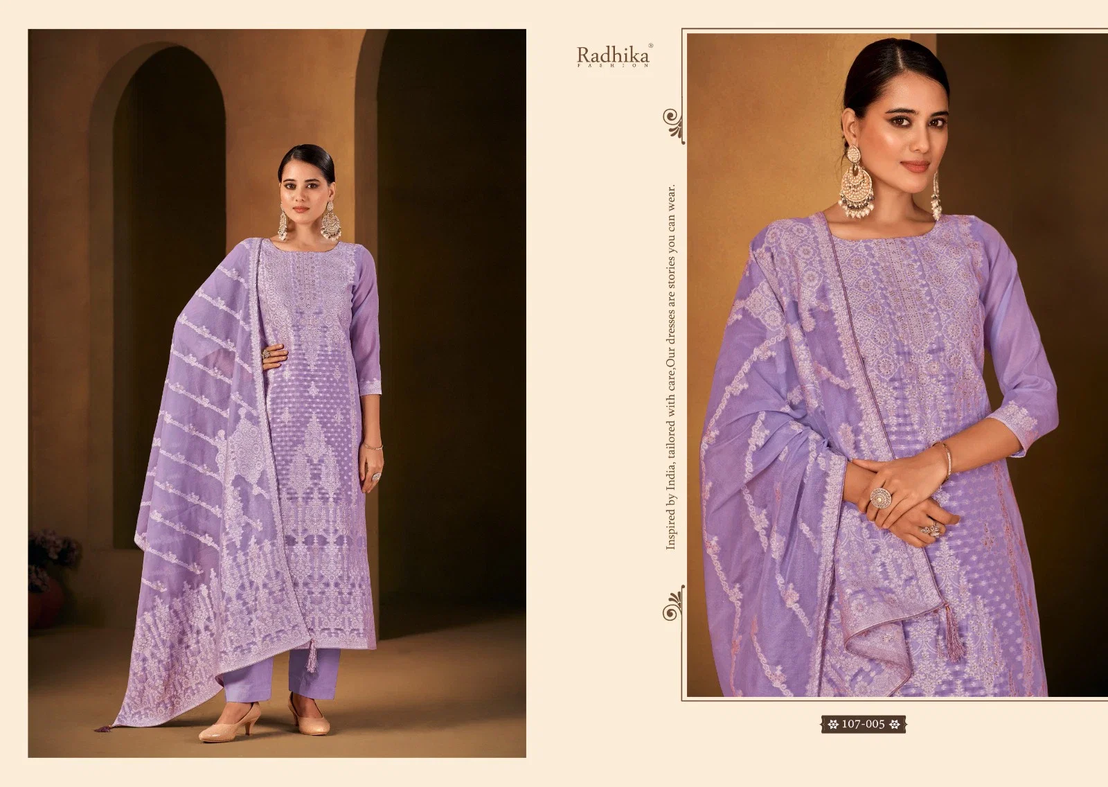 Radhika Azara Banarashi Adha Vol 3 Cotton Dress Material