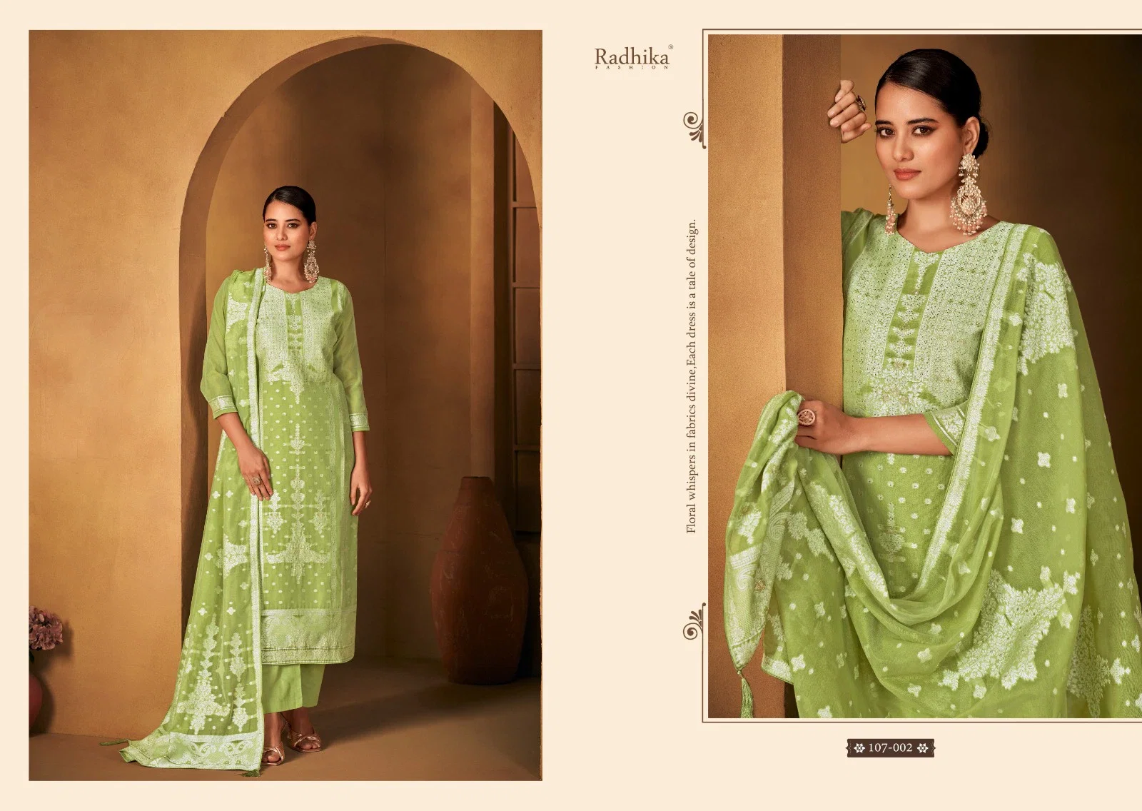 Radhika Azara Banarashi Adha Vol 3 Cotton Dress Material