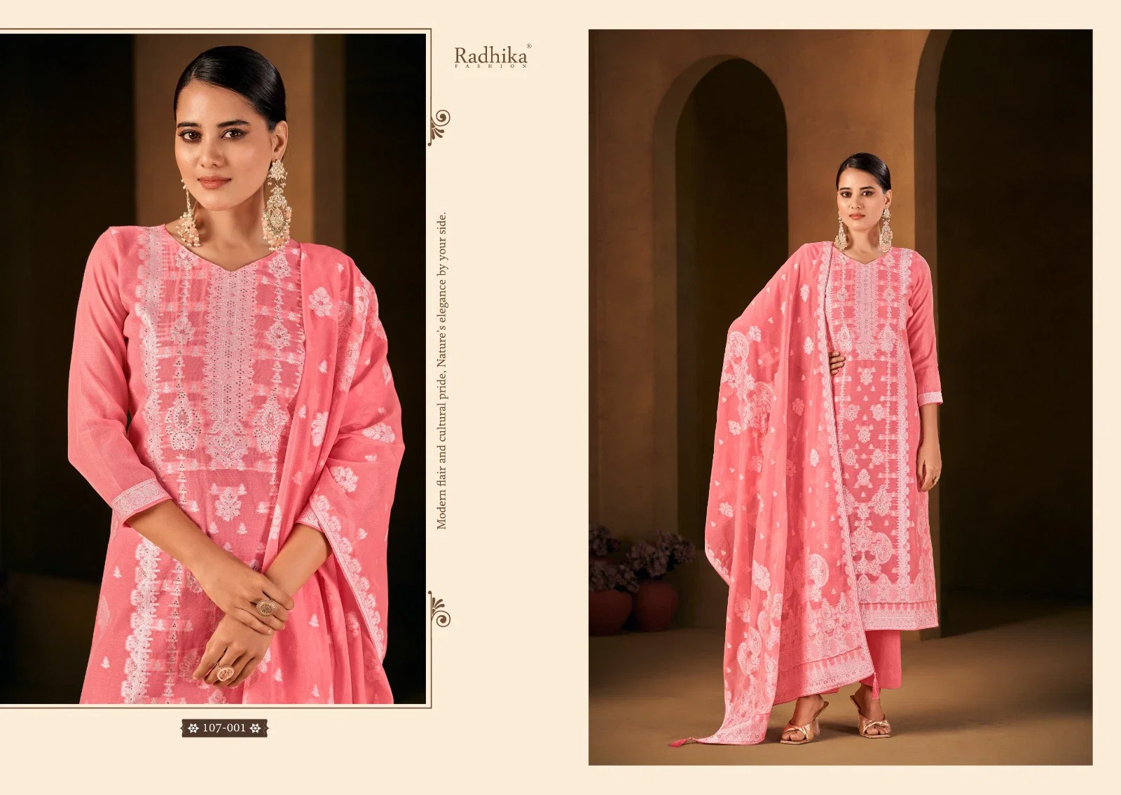 Radhika Azara Banarashi Adha Vol 3 Cotton Dress Material