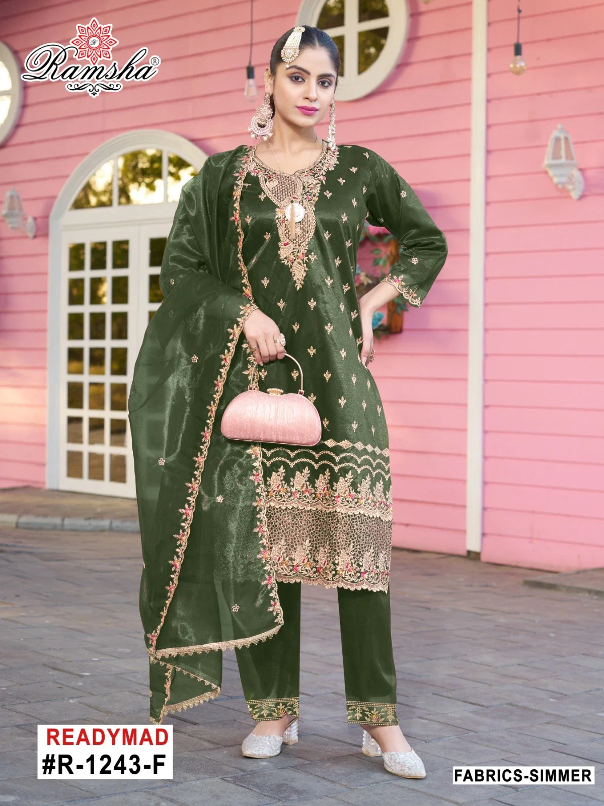 Ramsha R 1243 E To H Ready Made Pakistani Salwar Suits