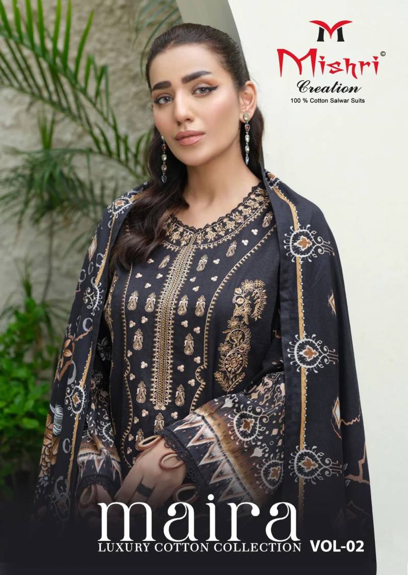 Mishri Maira 2 Luxury Cotton Printed Dress Material Collection