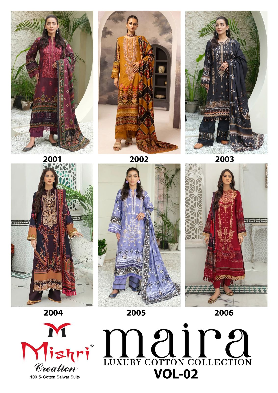 Mishri Maira 2 Luxury Cotton Printed Dress Material Collection