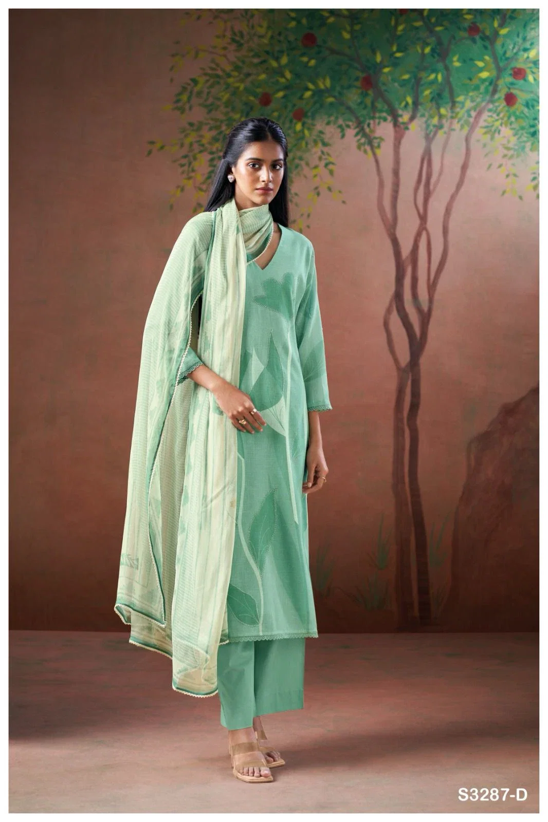 Ganga Elauna 3287 Cotton Printed Salwar Suit Collection